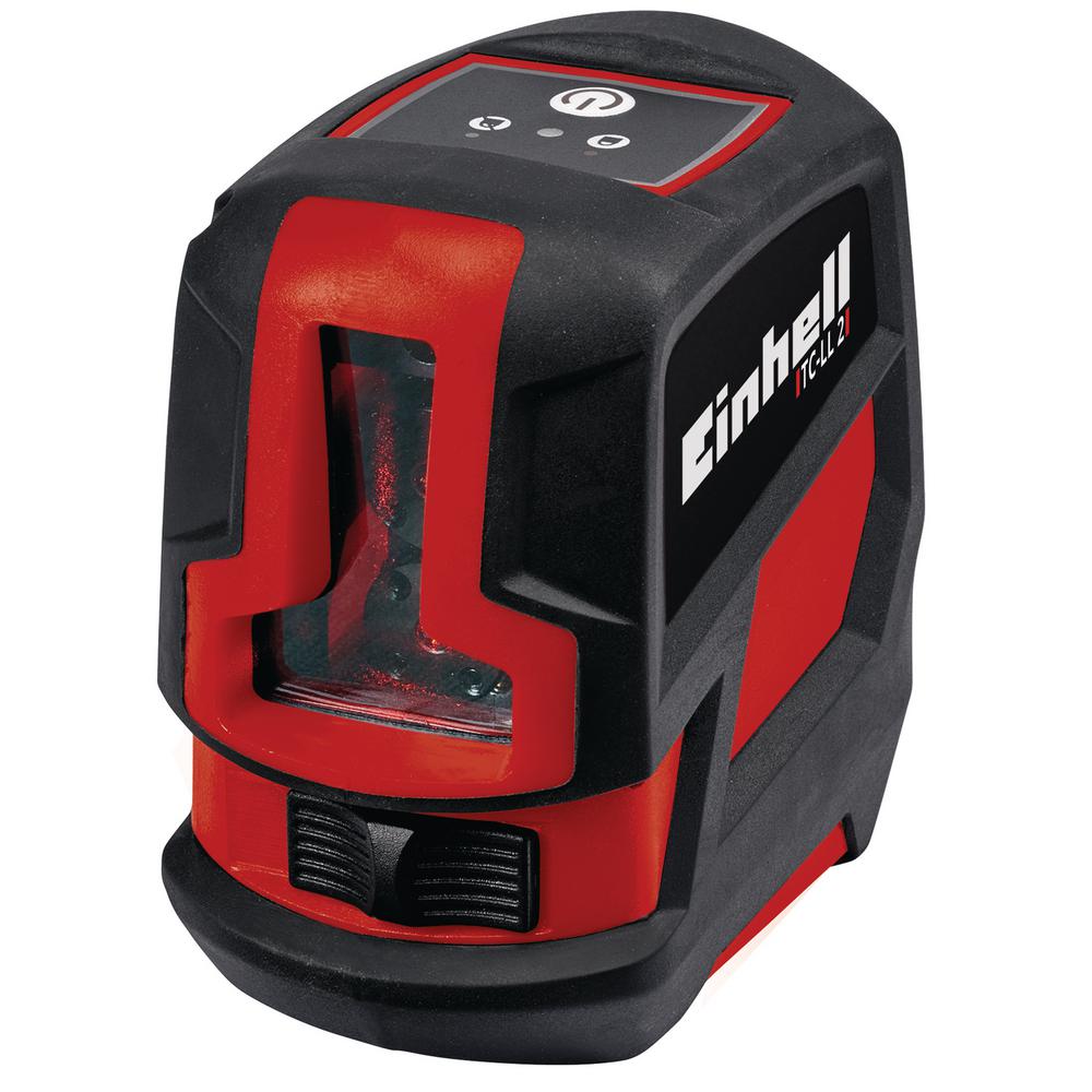 Einhell 30 ft. SelfLeveling CrossLine Laser Level (Tool Only)2270107 The Home Depot