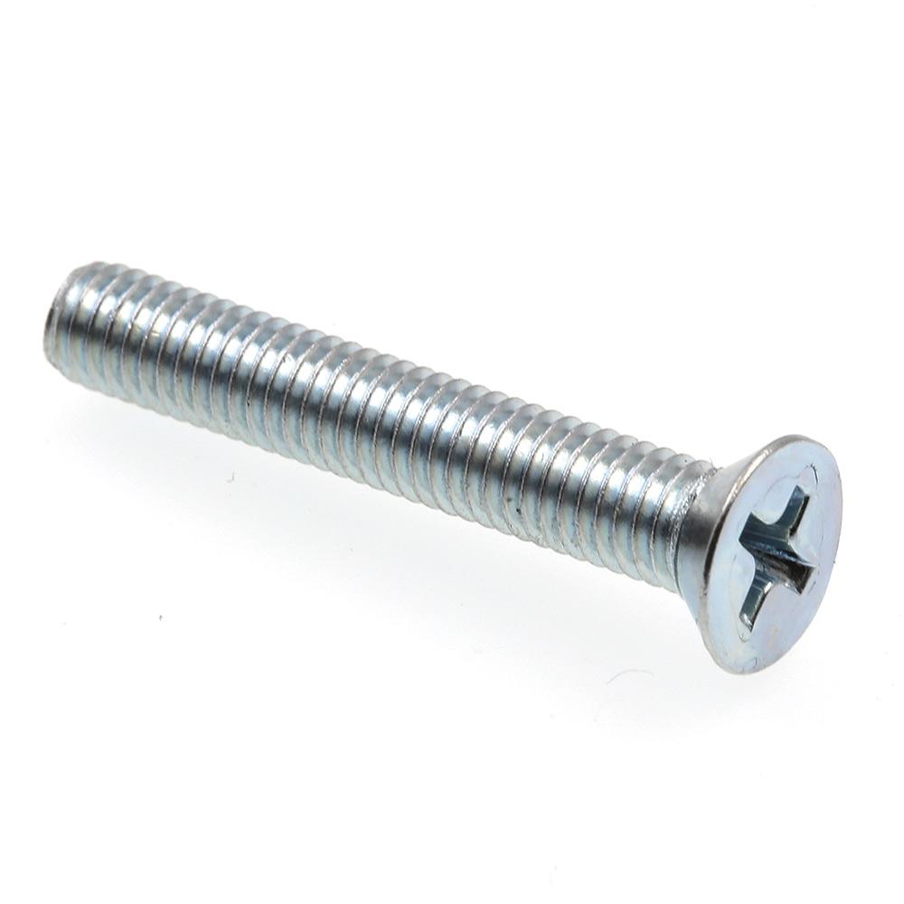 Zinc Plated Finish Steel Thread Cutting Screw Pan Head 1//2 Length Phillips Drive Type F Pack of 100 #10-32 Thread Size
