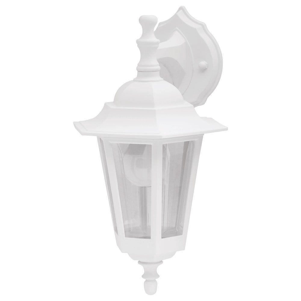 White Newport Coastal Outdoor Lanterns Lighting Bonita White Outdoor Wall Mount Lantern