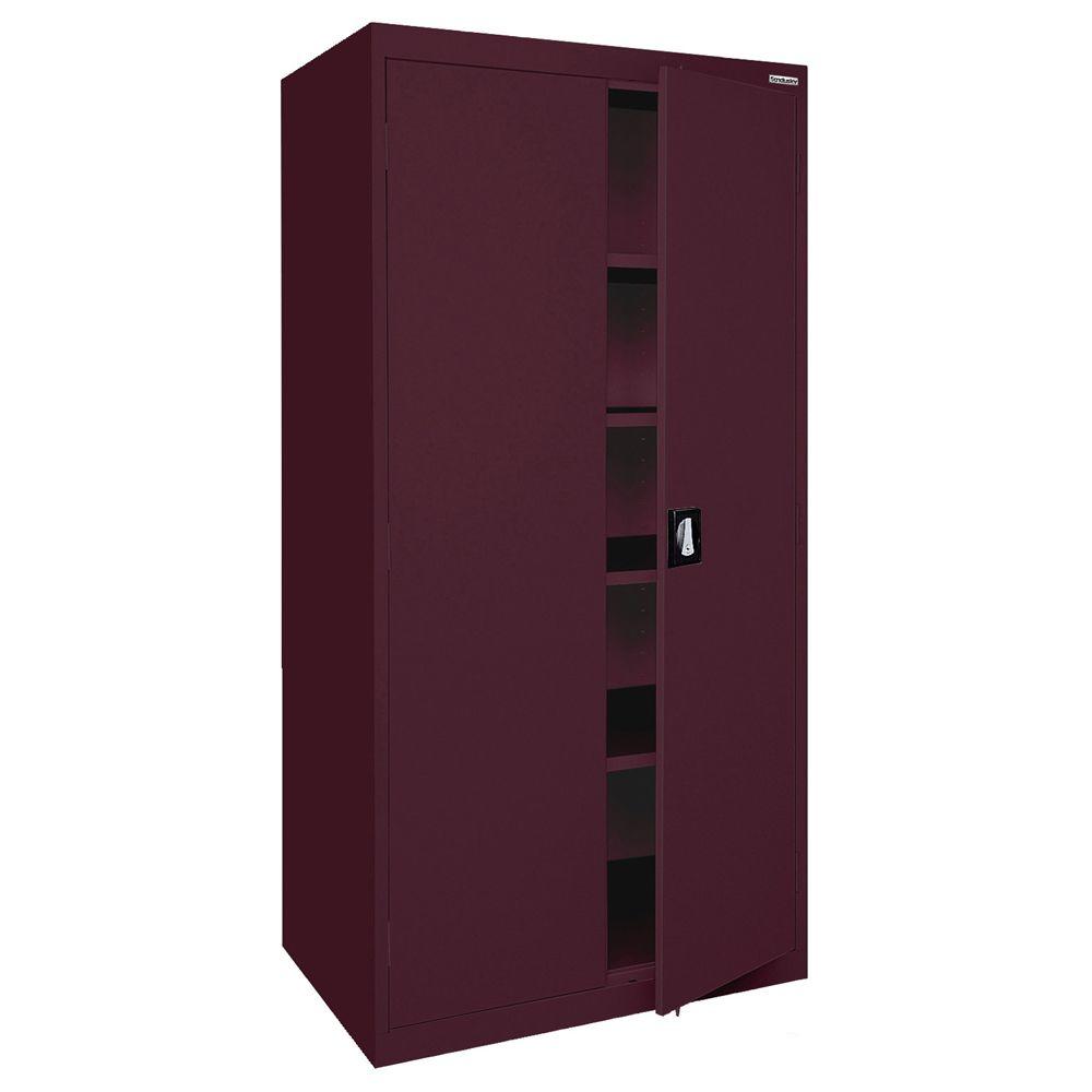 Southern Enterprises Moreland Burgundy Red Storage HD888903