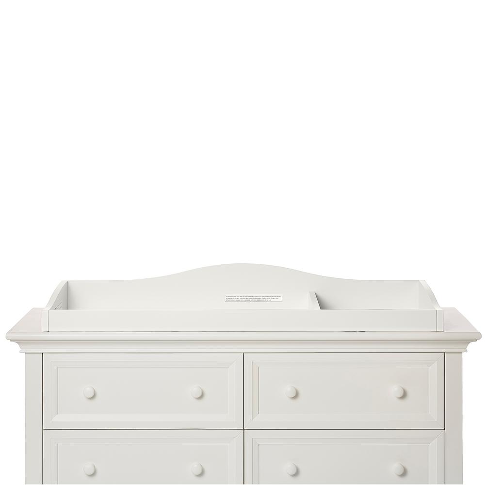 Evolur White Wood Fully Assembled Changing Tray851W The Home Depot