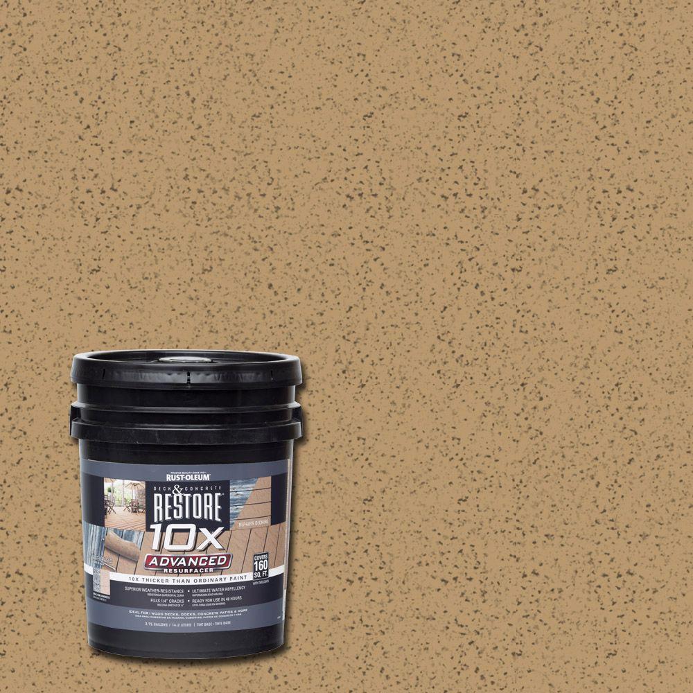 RustOleum Restore 4 gal. 10X Advanced Sandstone Deck and Concrete