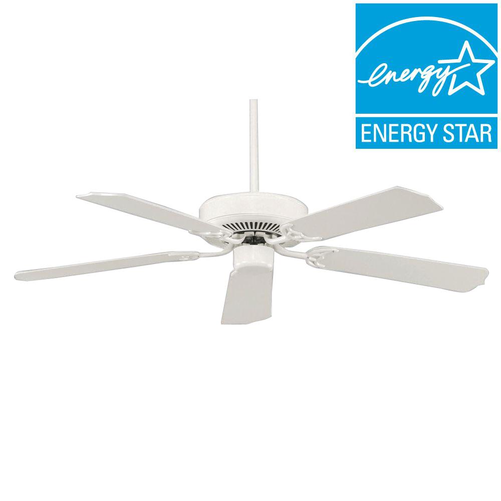 Illumine Builder Select 52 In White Ceiling Fan Cli Sh202853046