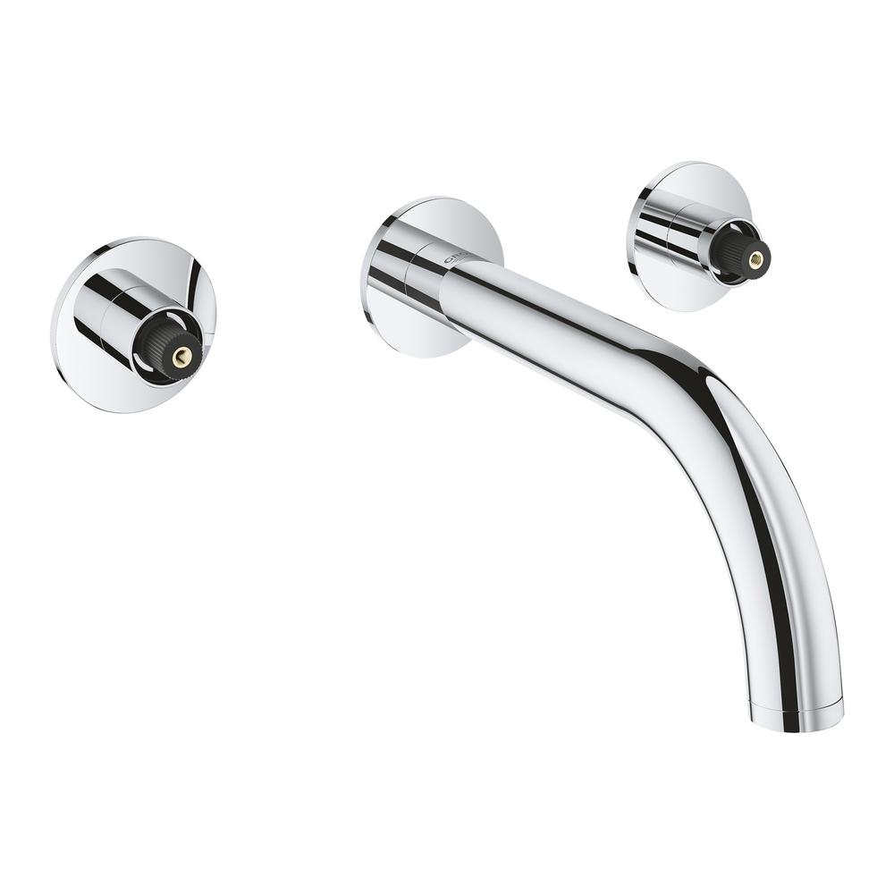 Grohe Atrio 2 Handle M Size Wall Mount Bathroom Faucet In Grohe Atrio 2 Handle M Size Wall Mount