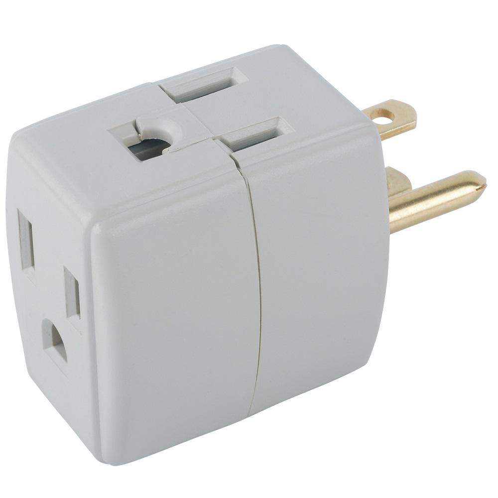 Commercial Electric 3Sided AdapterLA05 The Home Depot