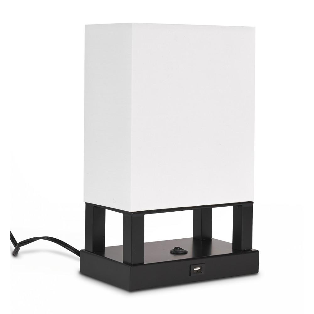 low rectangular table lamp