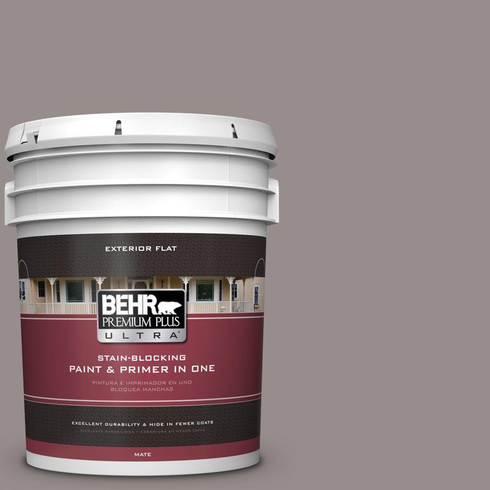 BEHR Premium Plus Ultra 5gal. BNC10 Gourmet Mushroom Flat Exterior