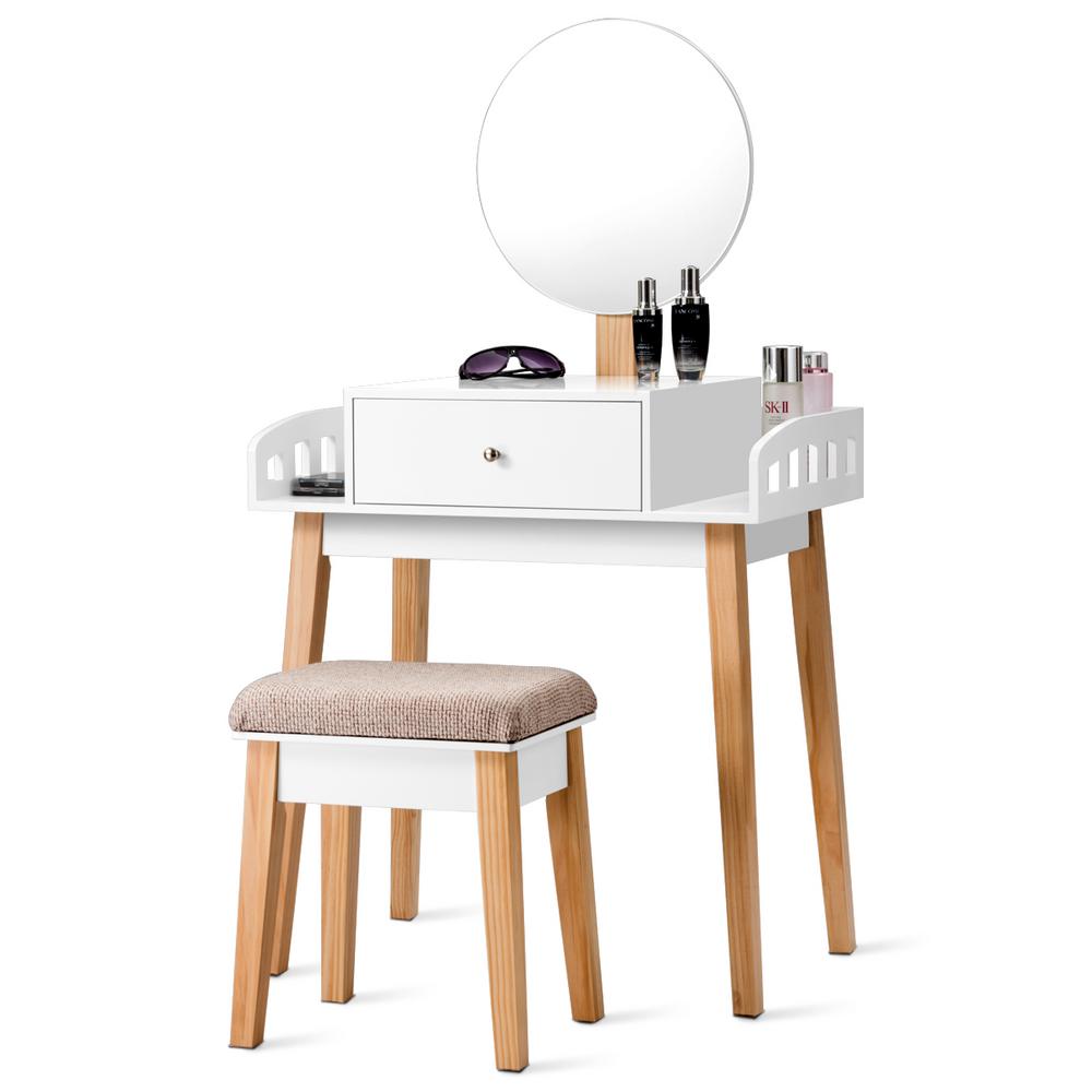 round dressing table mirror
