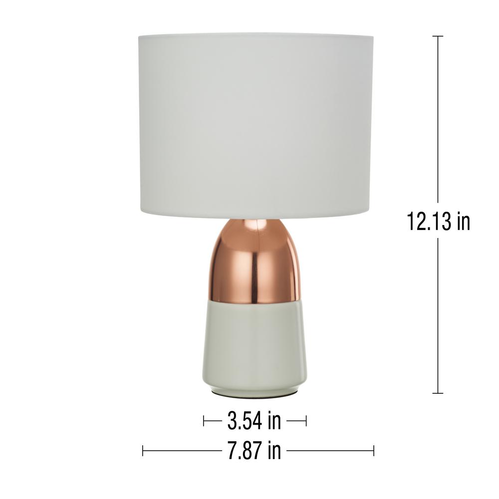 rose gold and grey light shade