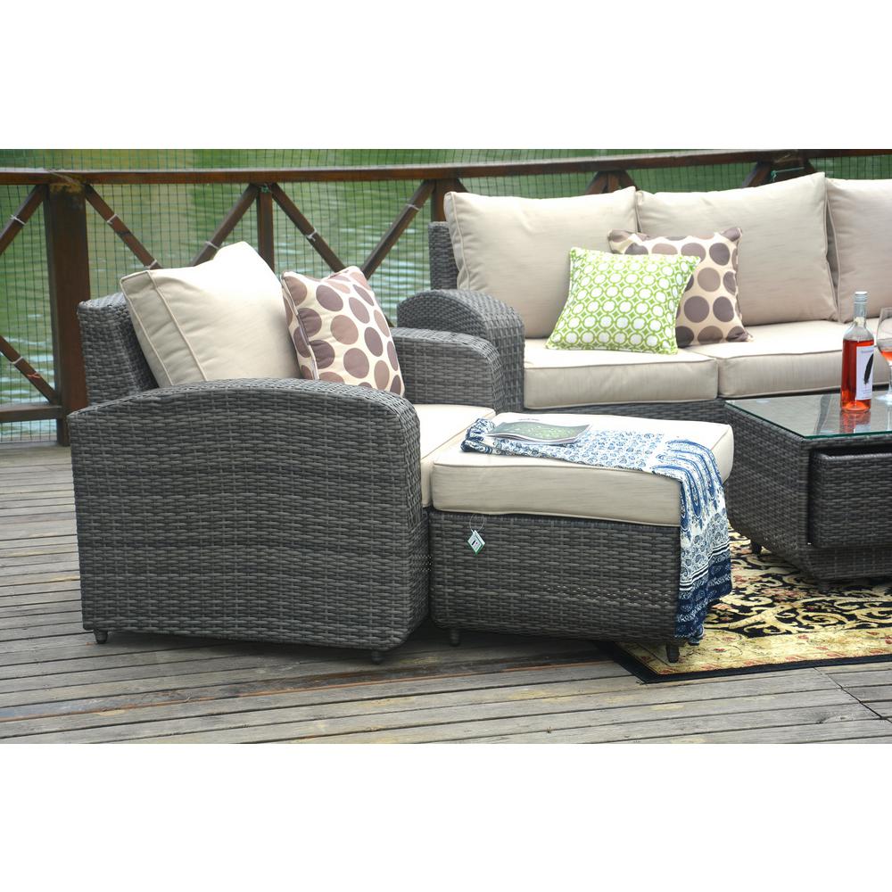 beige grey cushions