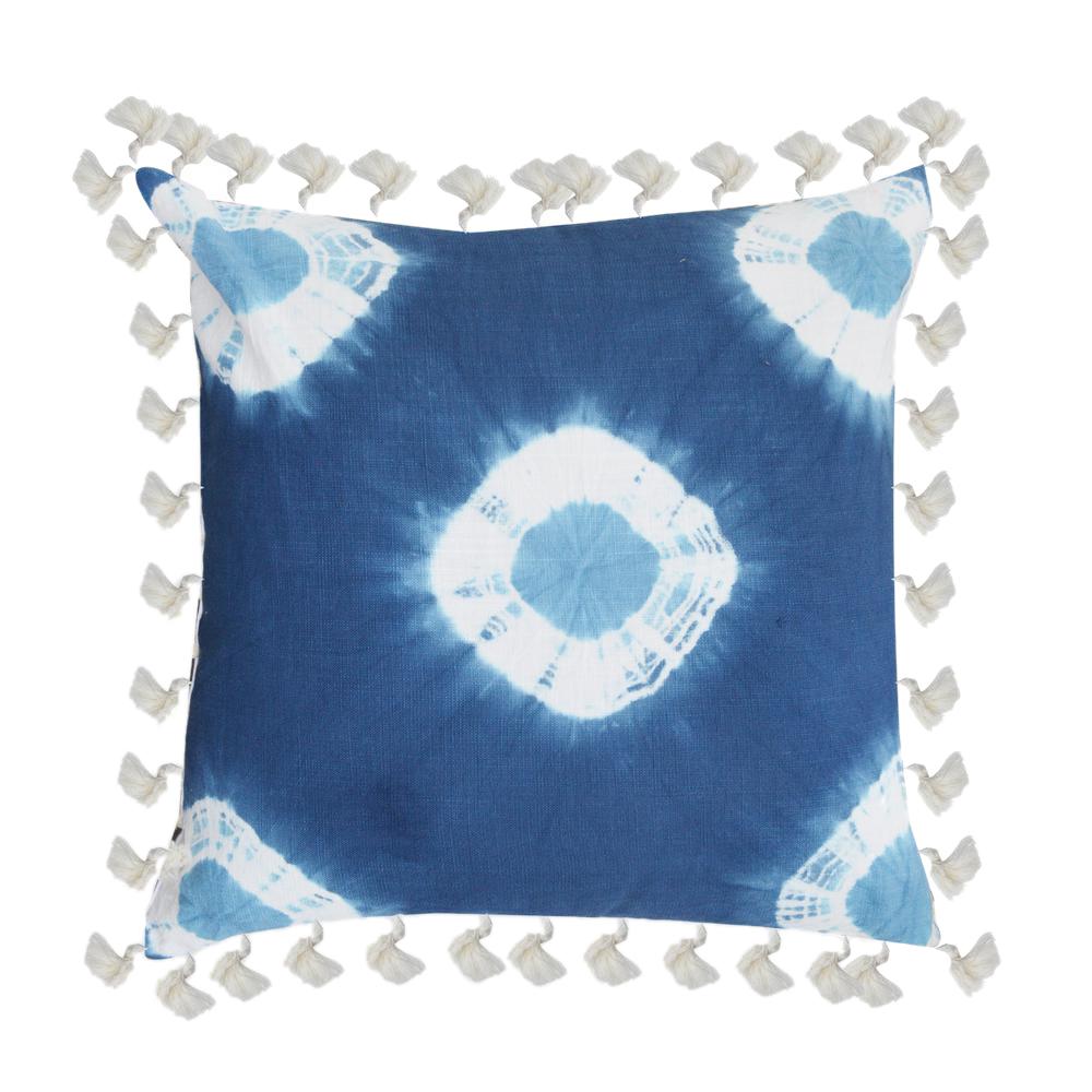 Anthea Blue Geometric Down Alternative 20 In X 20 In Throw