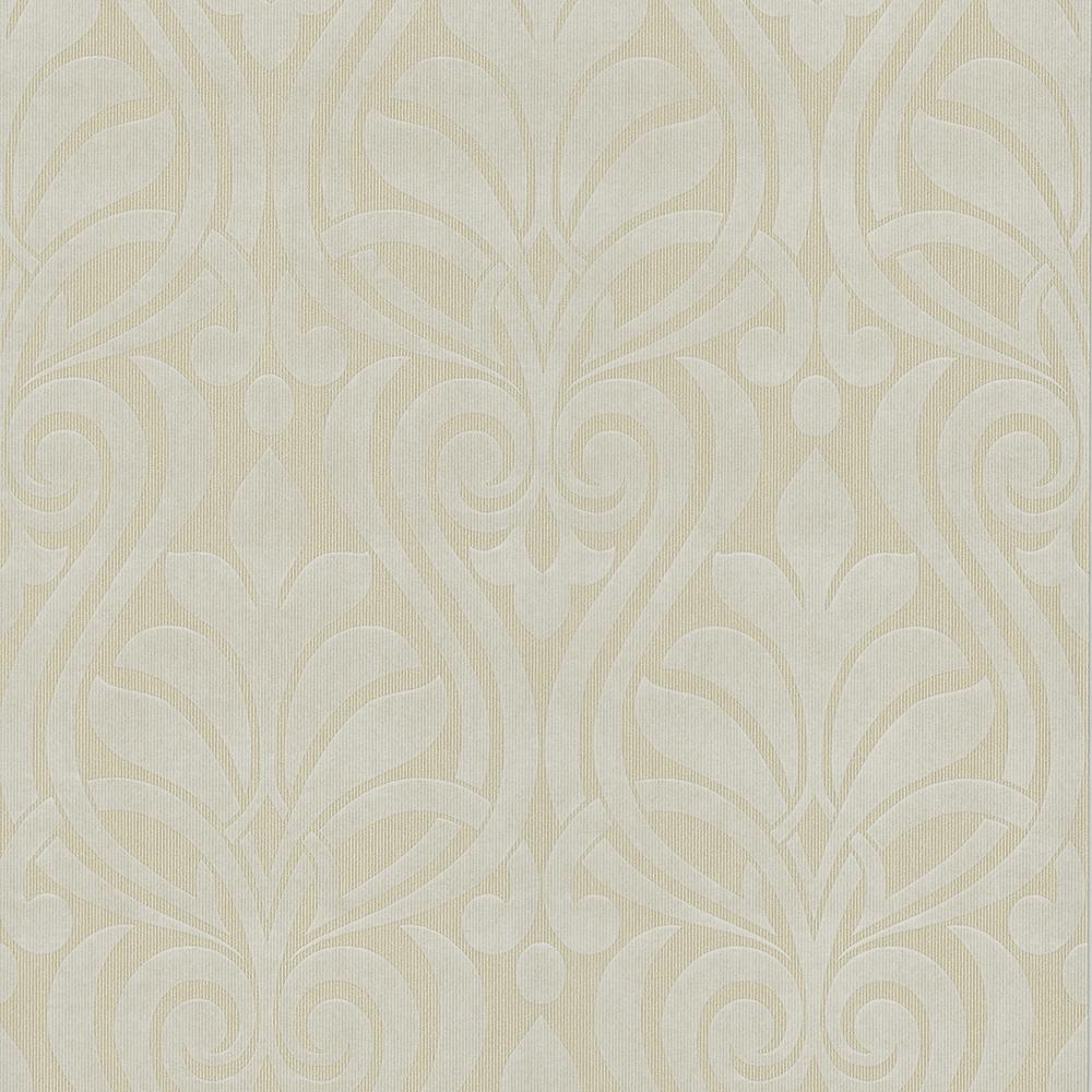 UPC 091212545496 product image for Kenneth James Amiya Brass New Damask Paper Strippable Roll (Covers 56.4 sq. ft.) | upcitemdb.com