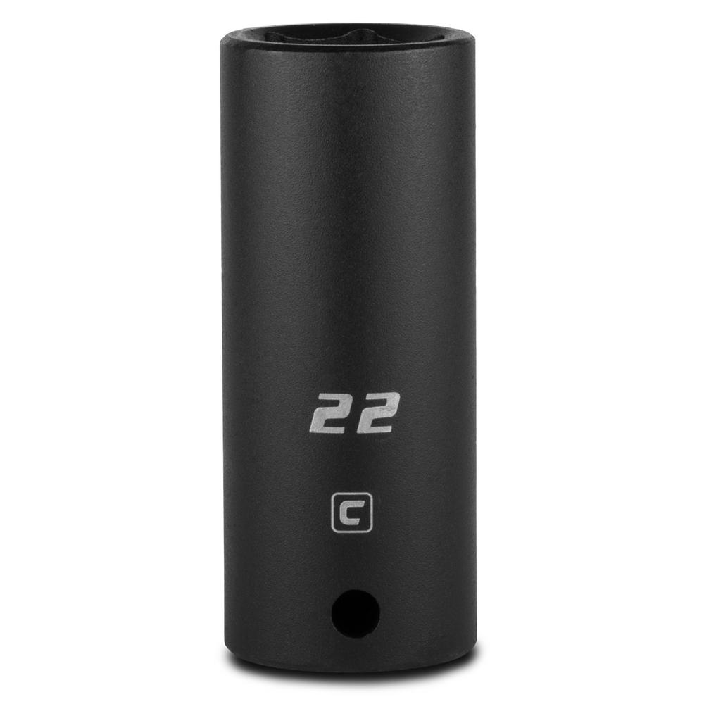 Capri Tools Shallow Impact Socket 6-Point 1//2-Inch Drive Metric 23 mm