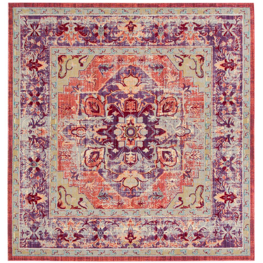 Safavieh Claremont Purple C 7 Ft X Square Area Rug