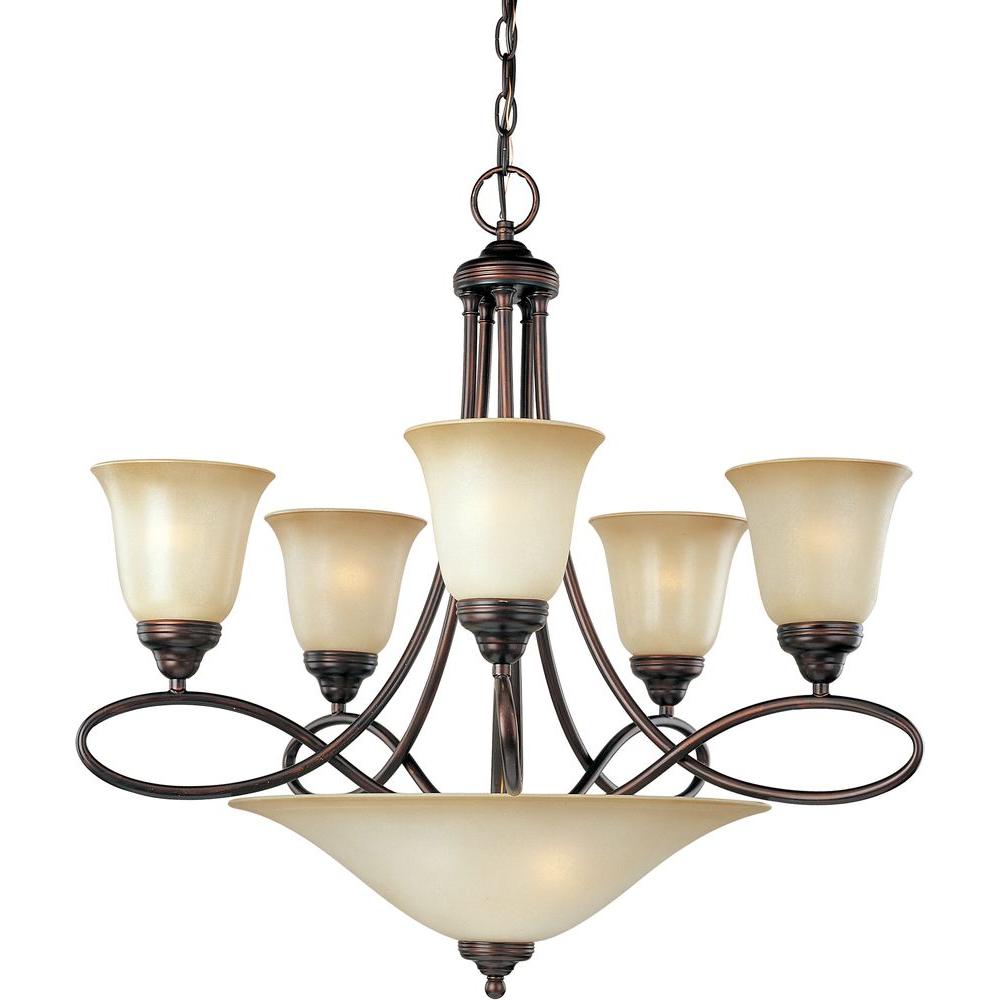 Maxim Lighting Nova-Multi-Tier Chandelier-11041WSOI - The Home Depot