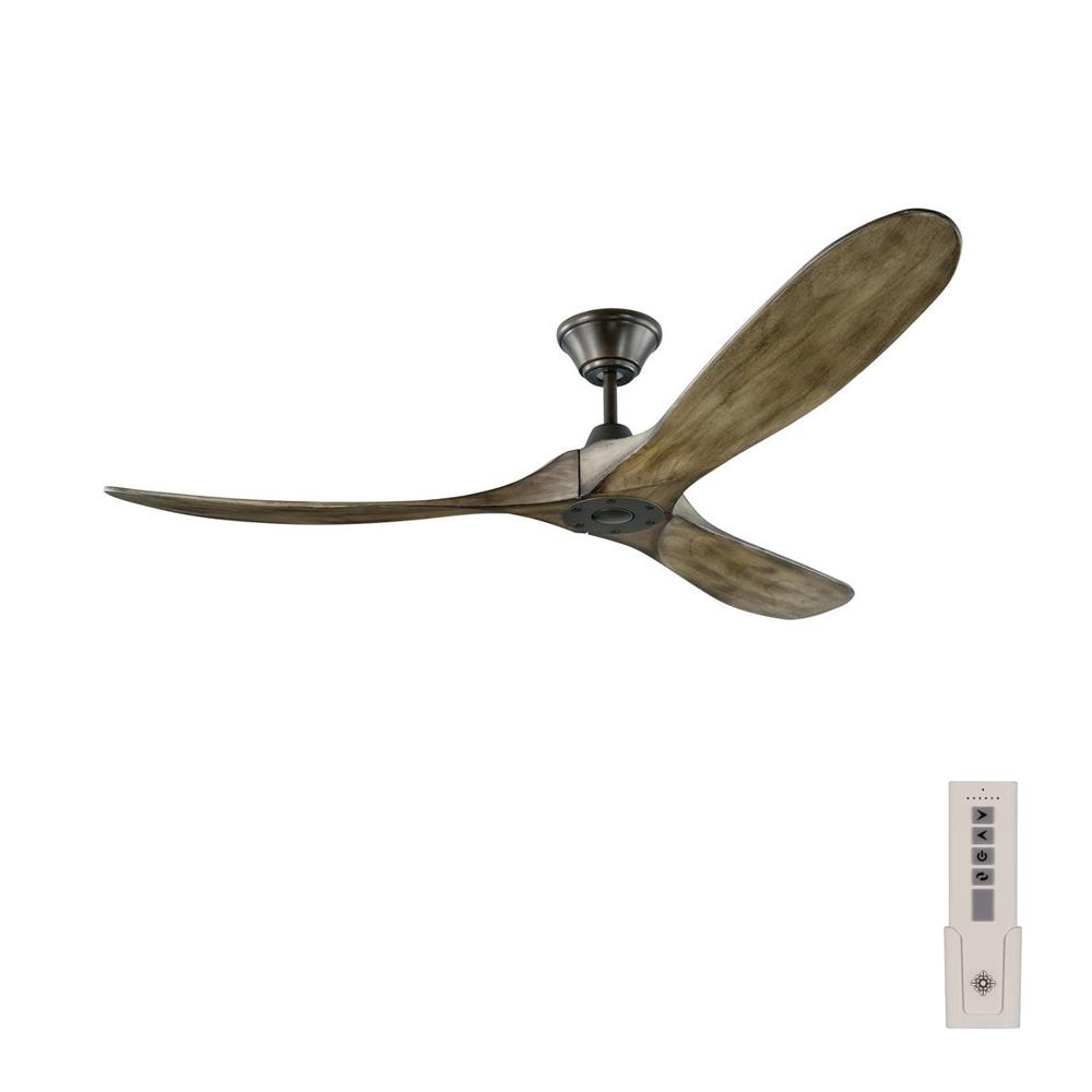 Monte Carlo Maverick 60 In Indoor Outdoor Aged Pewter Ceiling Fan
