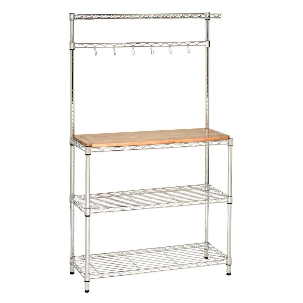 Want to Smarten Your Kitchen? Count on the Bakers Racks | Naindien