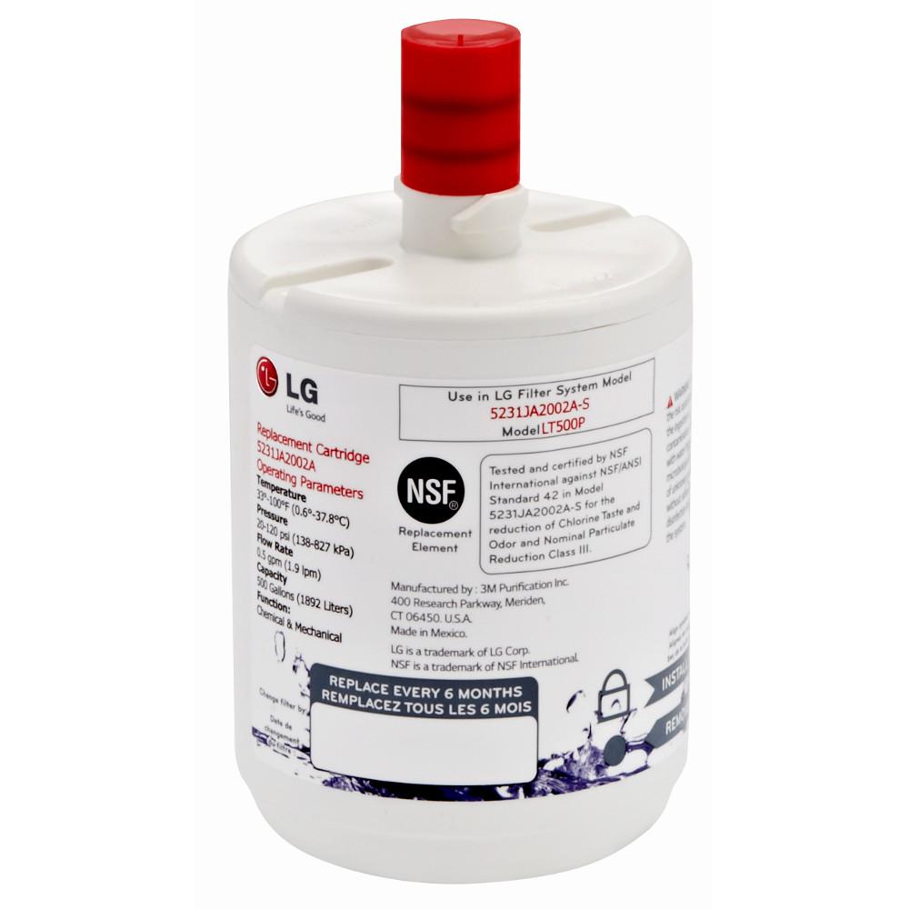 Lg Electronics Refrigerator Water Filters Appliance Parts The Home Depot