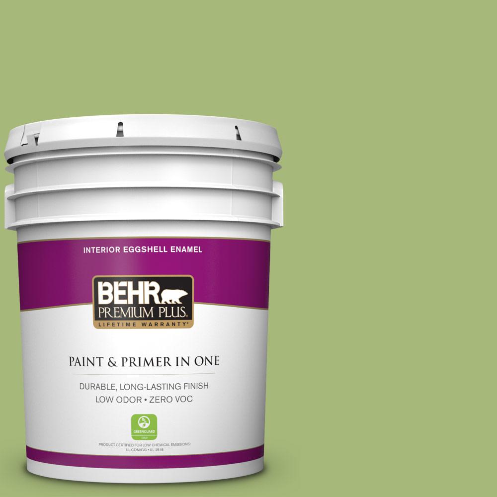 BEHR Premium Plus 5gal. P3705 Lazy Caterpillar Eggshell Enamel