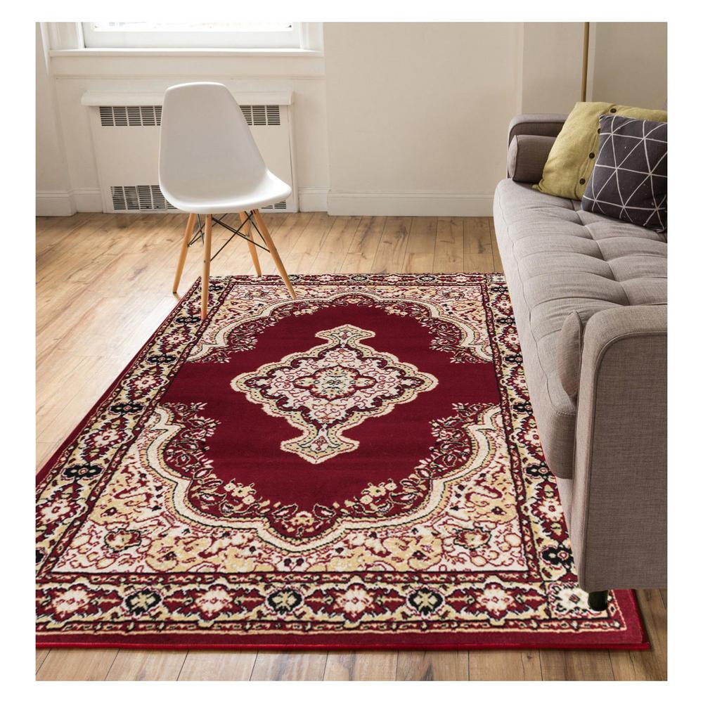 Well Woven Miami Tehran Medallion Red 9 Ft X 13 Area Rug 85708 Well Woven Miami Tehran Medallion Red 9 Ft X 13 Area Rug