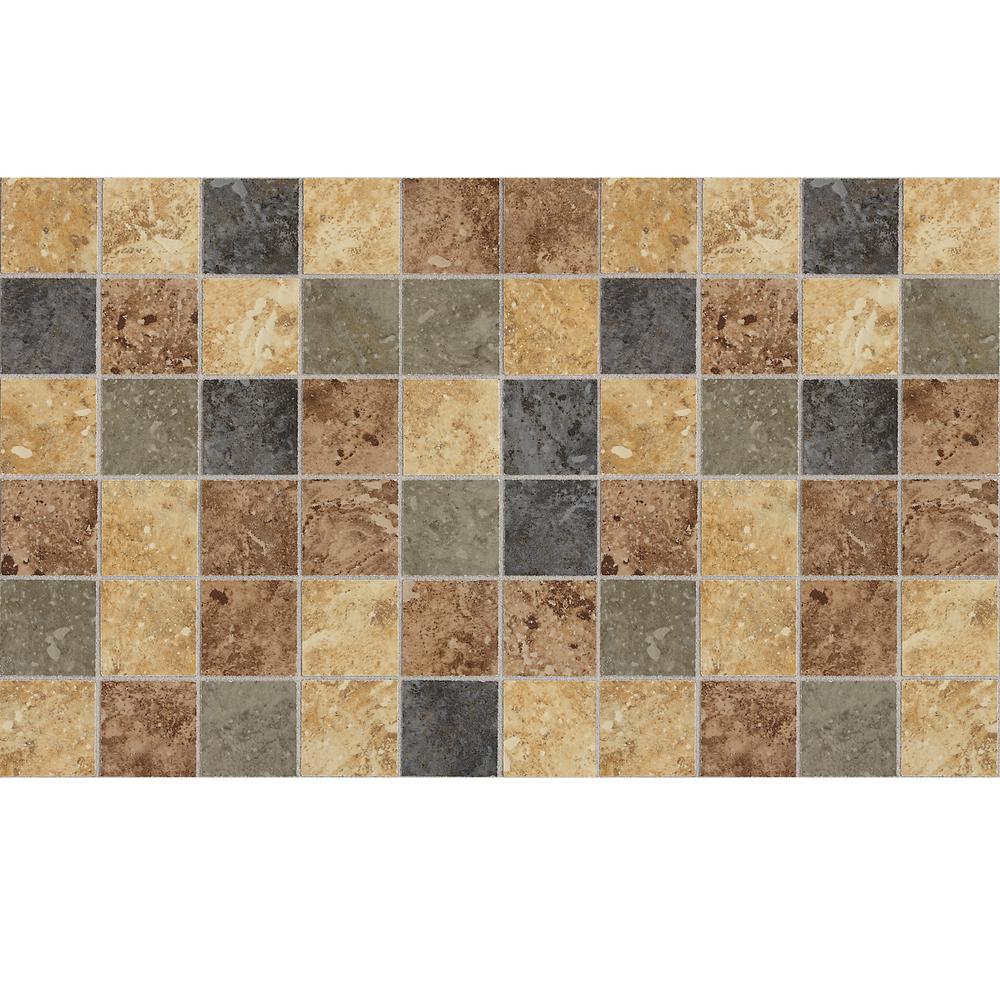 Daltile Heathland Sunset 12 In. X 24 In. X 8 Mm Glazed Ceramic Mosaic ...