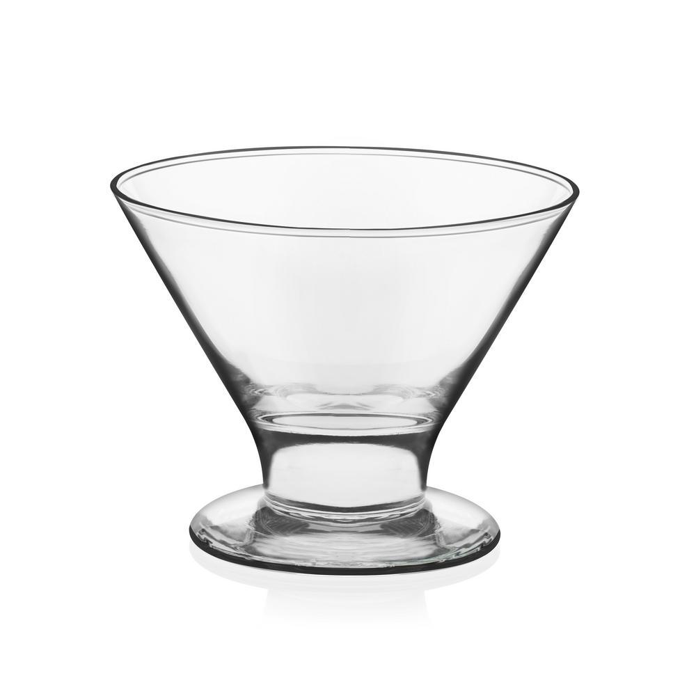 Libbey Dessert 6piece Glass Dish Set3803 The Home Depot