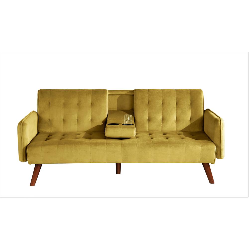 Us Pride Furniture Carrington Yellow Convertible Sleeper Sofa Bed Convertible Sleeper Sofa Bed