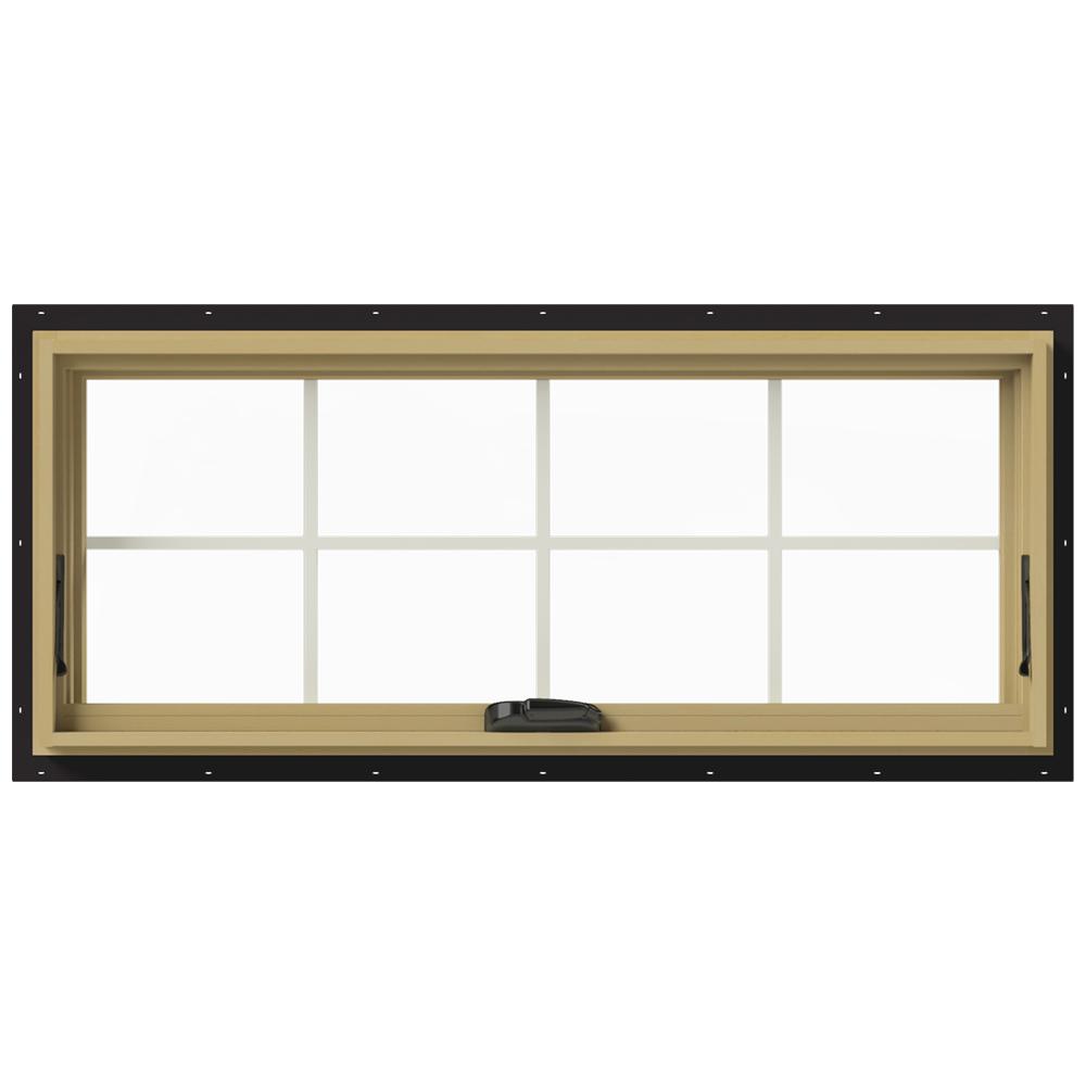 JELD-WEN 48 In. X 20 In. W-2500 Awning Aluminum Clad Wood Window ...