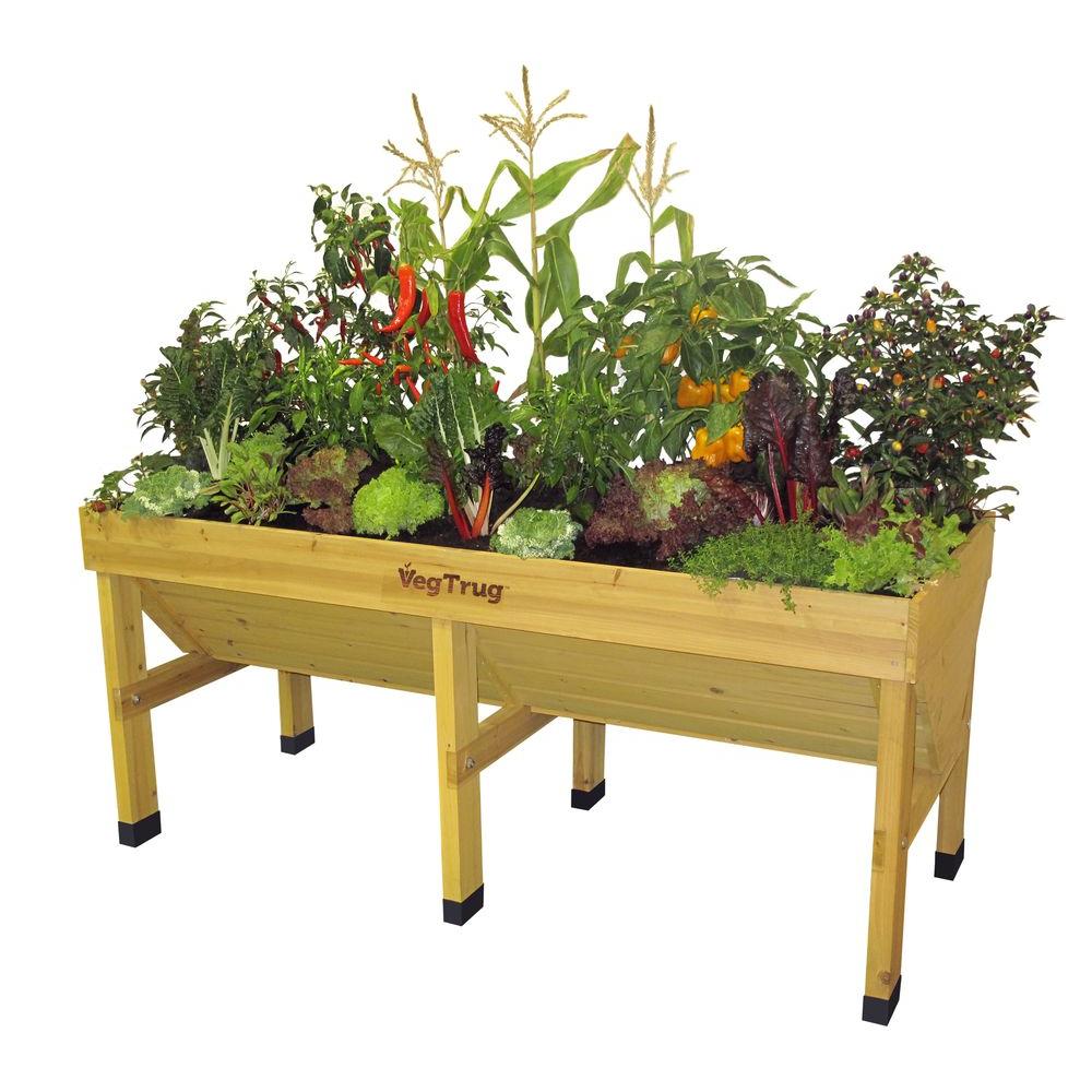 Rectangular Decorative Outdoor Planter-RBRP - The Home Depot