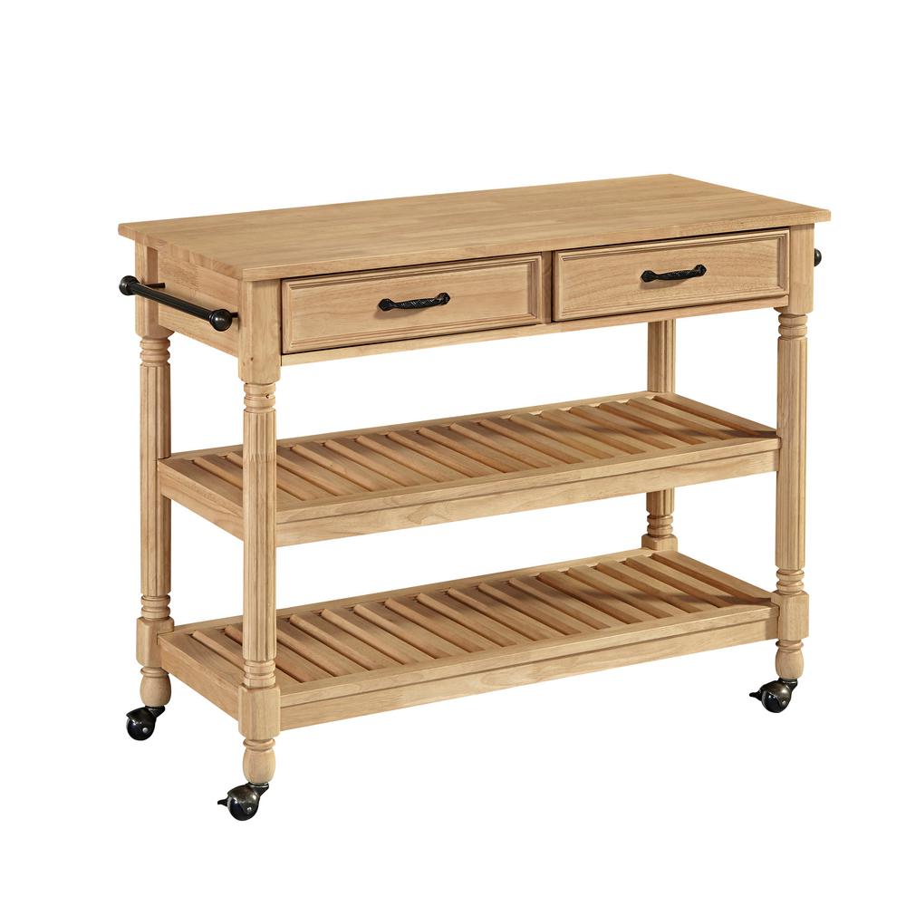 Homestyles Savannah Maple Kitchen Cart With Drawers 5318 95 The