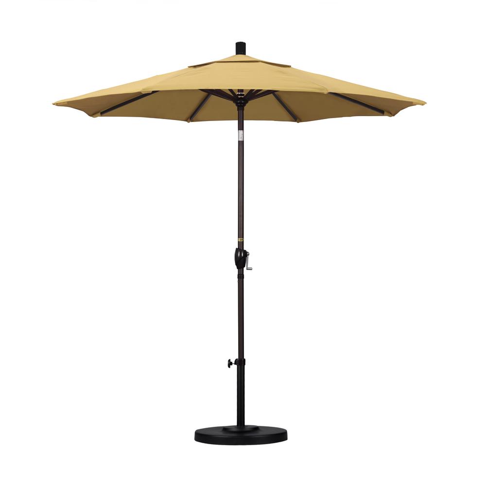 California Umbrella 7 5 Ft Bronze Aluminum Pole Market Aluminum