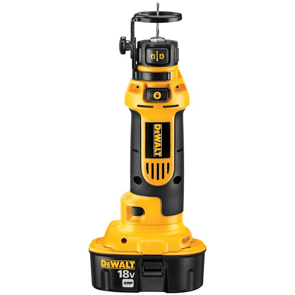 DEWALT 18Volt NiCd Cordless CutOut Tool Kit with (2) Batteries 2.4Ah