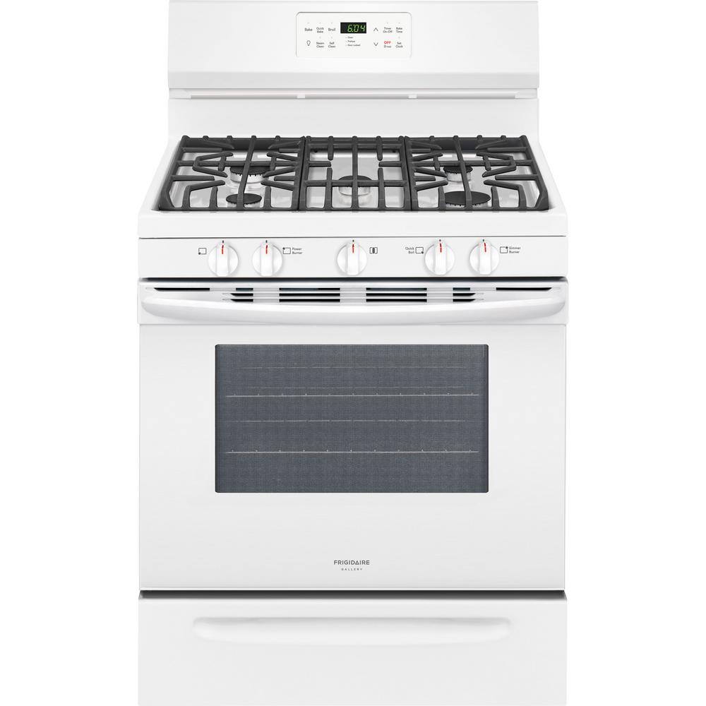 GE 5.6 cu. ft. SlideIn Gas Range with SelfCleaning Convection Oven in