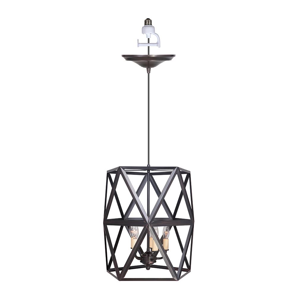 Conversion Kit Included Pendant Lights Lighting The Home Depot