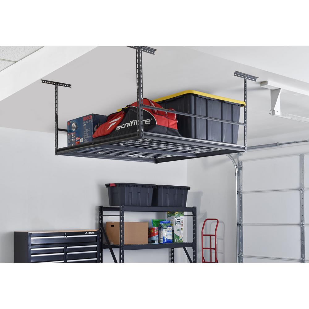 Home Garden Muscle Rack Adjustable Ceiling Shelving Unit