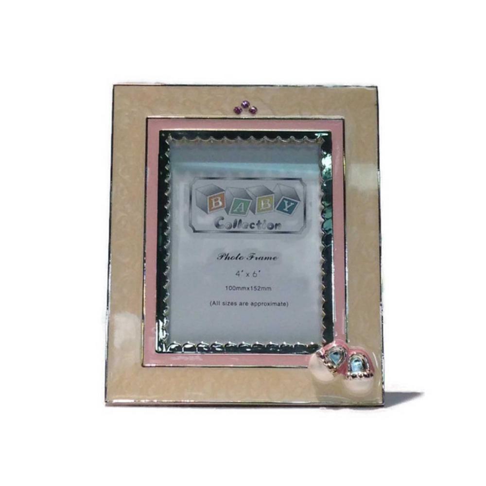 Heim Concept Booties Baby Picture Frame And Al Girl For 4 X 6 In Heim Concept Booties Baby Picture Frame And Al Girl For 4 X 6 In 88406 The Home Depot
