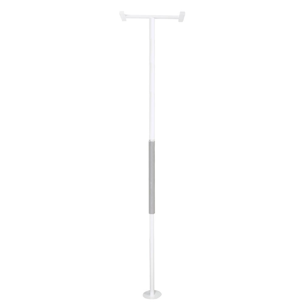 Stander Adjustable Floor To Ceiling Security Pole In White 1150 W