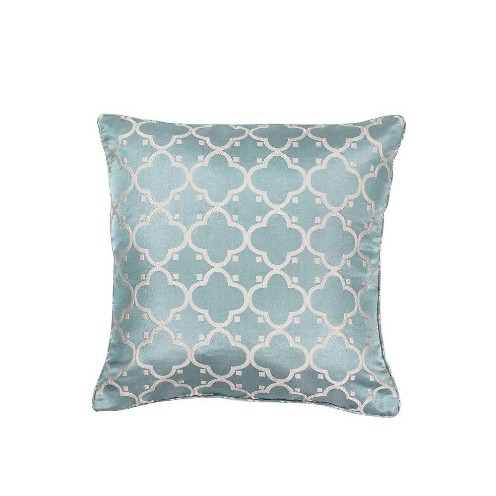 Kas Rugs Hudson Light Blue Decorative Pillow PILL25118SQ The Home Depot