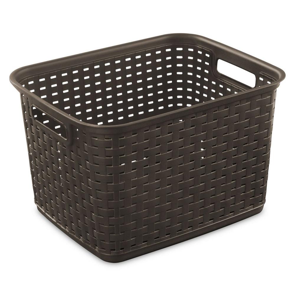 wicker hamper basket