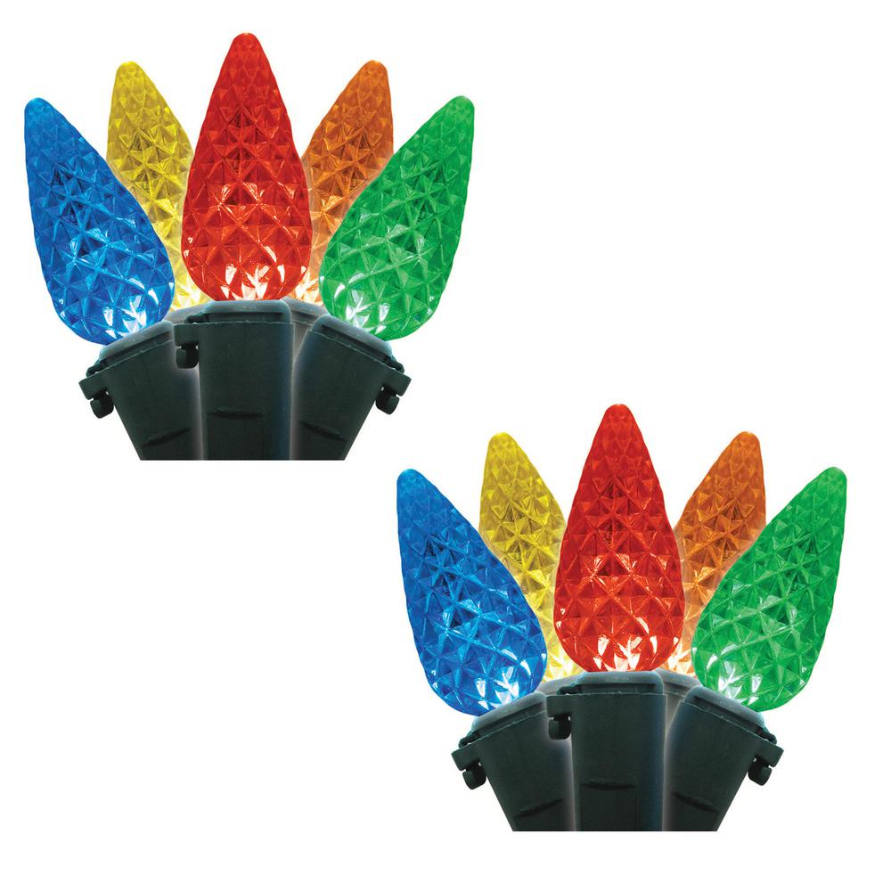multicolor star christmas lights