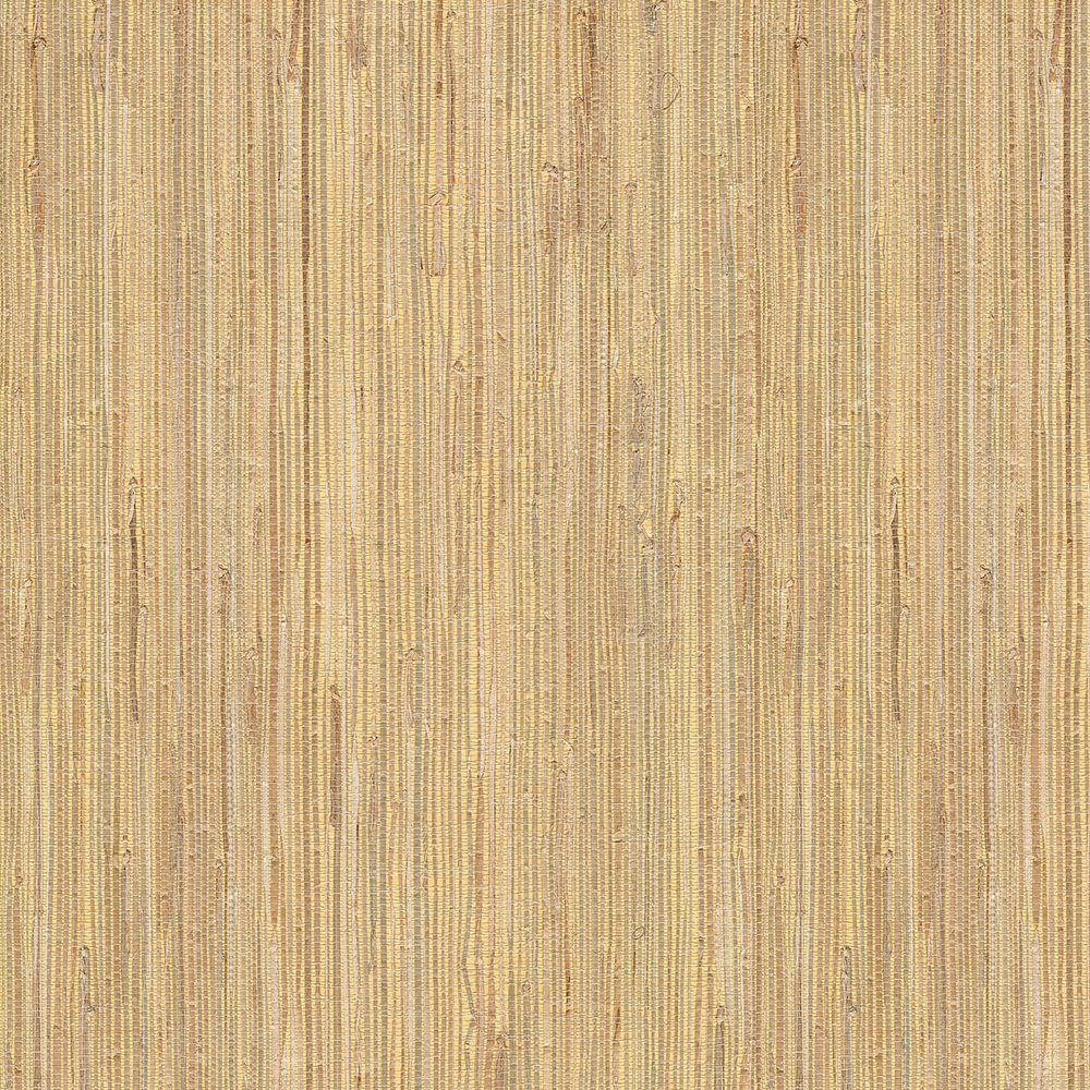 James Martina Beige Grasscloth Wallpaper Sample 262254726SAM