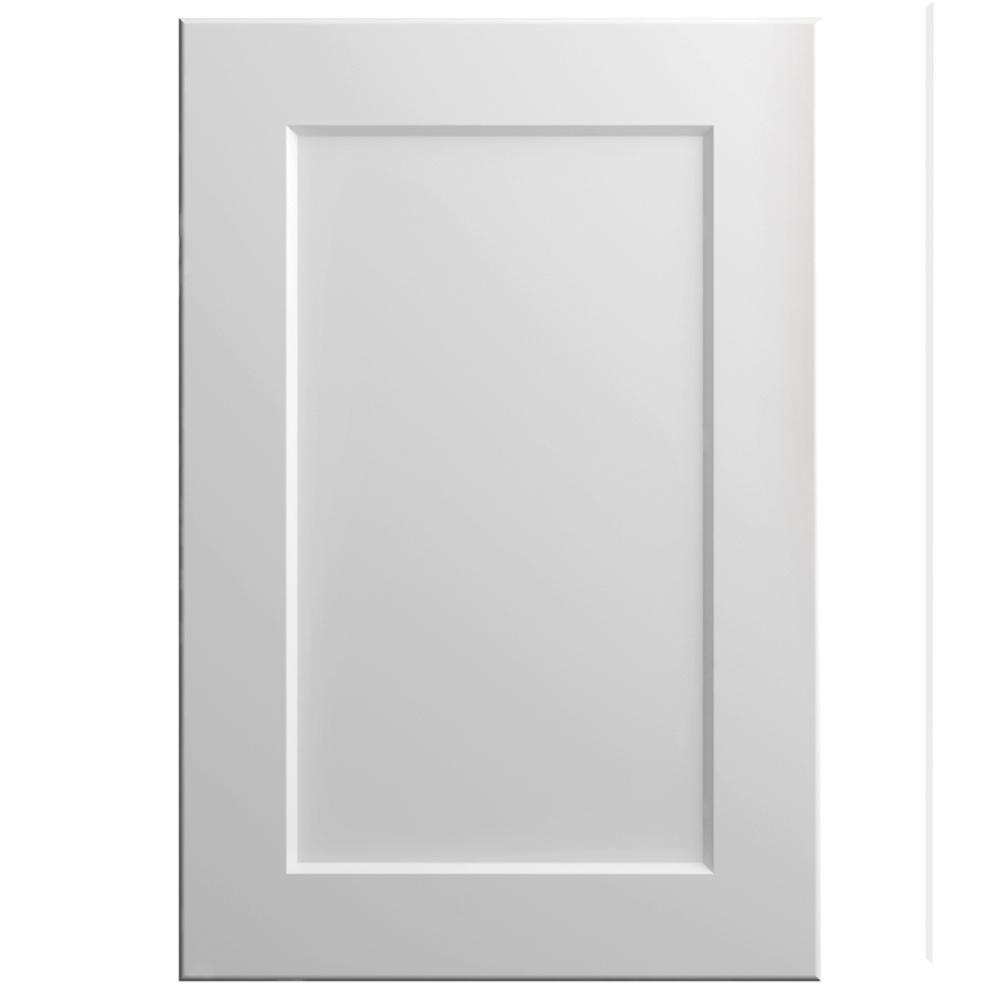 Hampton Bay 11x15 in. Melvern Door Sample in Matte WhiteHBDSSDMSF32 The Home Depot