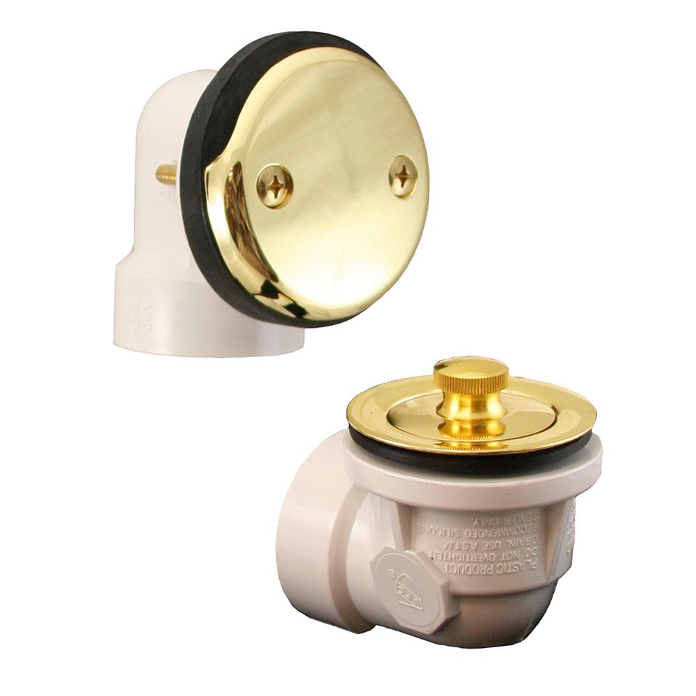 JONES STEPHENS Lift and Turn Schedule 40 PVC 2Hole Bath Waste and