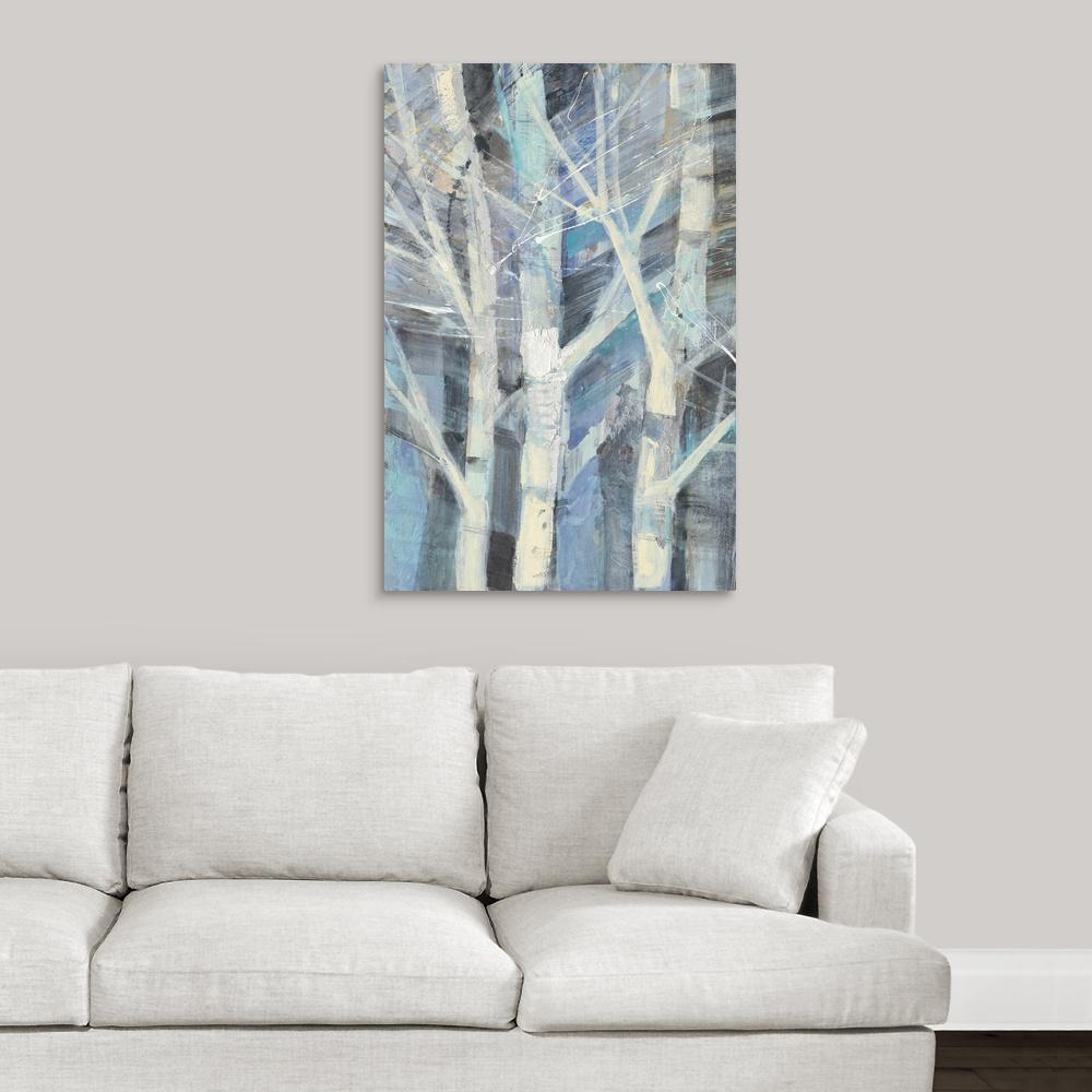 Winter Birches I By Albena Hristova Canvas Wall Art