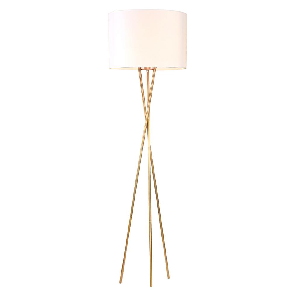 brass tripod floor lamp