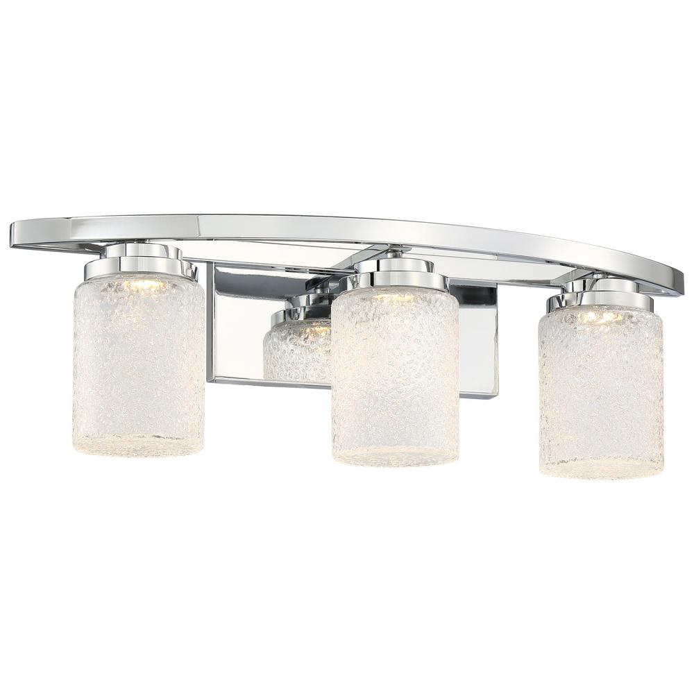 George Kovacs Brilliant 23 Watt Chrome Integrated Led Bath Light George Kovacs Brilliant 23 Watt Chrome Integrated Led Bath Light