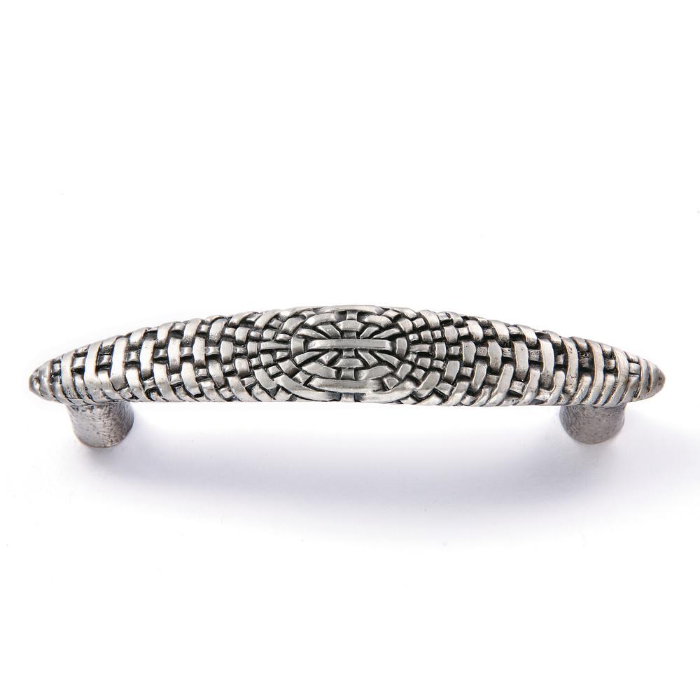 3 75 In 96mm Center To Center Web Design Pewter Drawer Pull