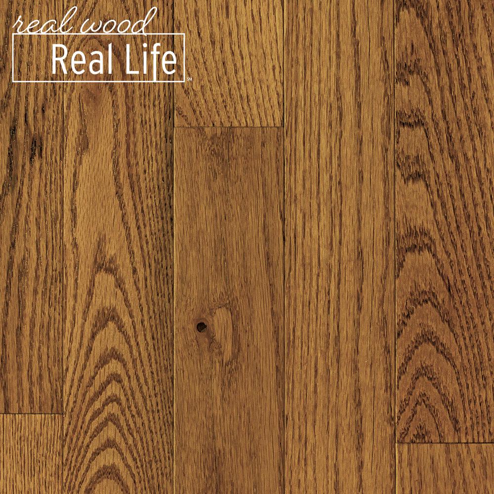 Blue Ridge Hardwood Flooring Honey Wheat Oak 3/4 in. T x 2-1/4 in. W x