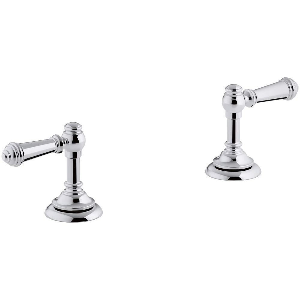 Artifacts Bathroom Sink Lever Handles In Polished Chrome