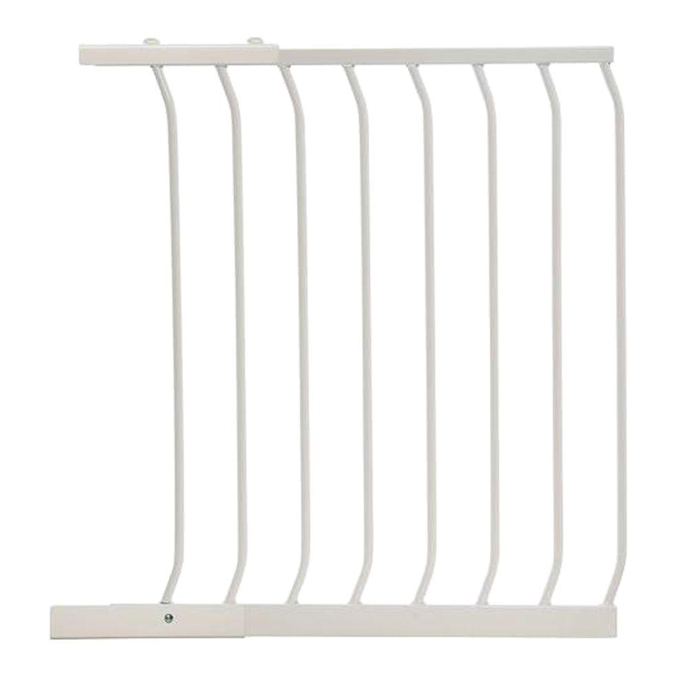 Dreambaby 24.5 in. Gate Extension for White Chelsea Standard Height